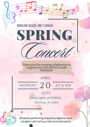 School One's Spring Concert